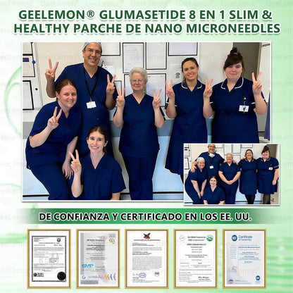 𝐆𝐞𝐞𝐋𝐞𝐦𝐨𝐧® 𝐆𝐥𝐮𝐦𝐚𝐬𝐞𝐭𝐢𝐝𝐚 𝟖 𝐞𝐧 𝟏 𝐏𝐚𝐫𝐜𝐡𝐞 𝐍𝐚𝐧𝐨 𝐌𝐢𝐜𝐫𝐨𝐚𝐠𝐮𝐣𝐚𝐬 𝐏𝐚𝐫𝐚 𝐀𝐝𝐞𝐥𝐠𝐚𝐳𝐚𝐫 𝐲 𝐒𝐚𝐥𝐮𝐝 (Solo una vez al día, cambios visibles en 7 días) Para obesidad, salud cardiovascular, diabetes, apnea del sueño, glándula tiroides, salud intestinal, problemas articulares y más