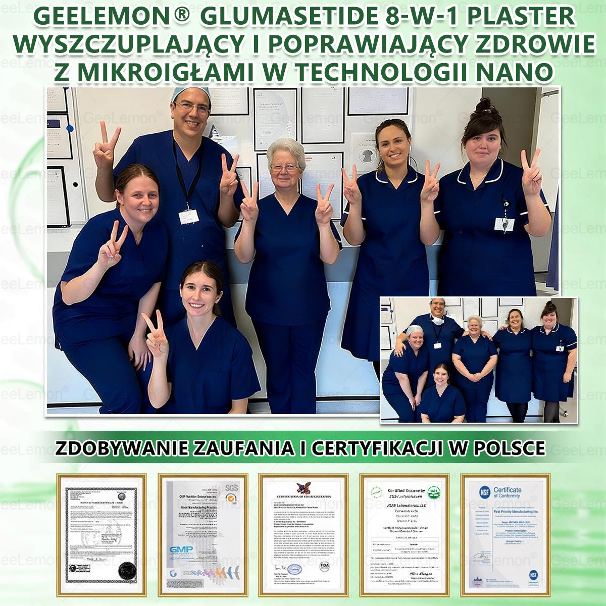 💖Oficjalny Sklep | 👩‍⚕️🎁 𝐆𝐞𝑒𝐿𝑒𝐦𝐨𝐧® 𝐆𝐥𝐮𝐦ase𝐭𝐢𝐝𝐞 𝟖 𝐰 𝟏 Smukły i Zdrowy Nano Plaster z Mikronakłuciami 🇵🇱(Tylko raz dziennie, widoczne zmiany już w 7 dni)✅ Na otyłość, 🅛🅞🅞🅢🅔 🅢🅚🅘🅝 wiotką skórę, cukrzycę, bezdech senny, problemy ze stawami i wiele więcej