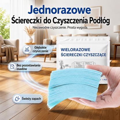 🎁 Zostało tylko 5 zestawów! Dodatkowe 50% zniżki na rozpuszczalne w wodzie chusteczki do czyszczenia podłóg! 🧹 Zamów teraz i oszczędzaj!