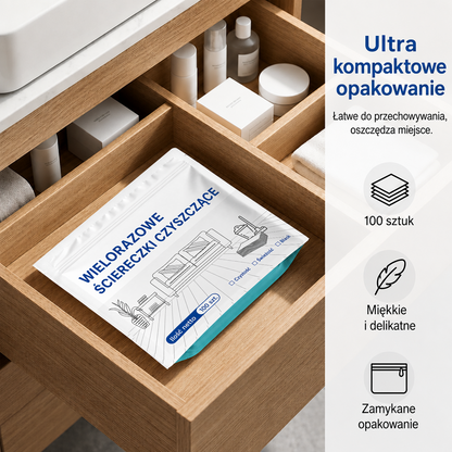🎁 Zostało tylko 5 zestawów! Dodatkowe 50% zniżki na rozpuszczalne w wodzie chusteczki do czyszczenia podłóg! 🧹 Zamów teraz i oszczędzaj!