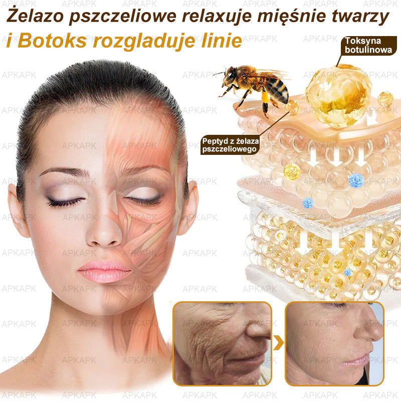 ΑPΚΑPK™ Jad Pszczoły Kompleksowy Krem🥇pomaga w leczeniu problemów skórnych, takich jak: zmarszczki, blizny, plamy pigmentacyjne, rozstępy, trądzik, łuszczyca, egzema, zmiany skórne, podrażnienia, stany zapalne i inne problemy skórne🔥